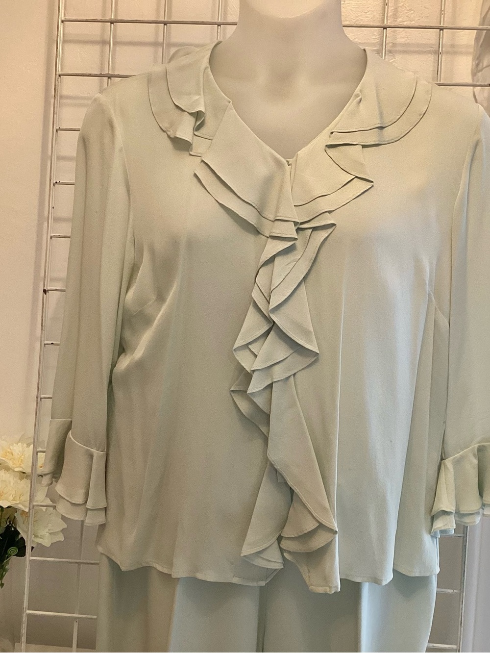 Neiman Marcus Vintage Silk Pantsuit